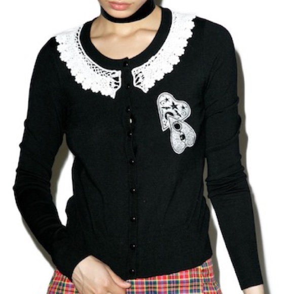 Dolls Kill Sweaters - DOLLSKILL Demonic Games Ouija Cardigan S NWOT MINT